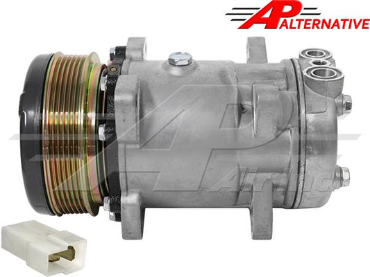 Alternative Compressor SD510 - 125mm, 6 Groove Clutch 12V