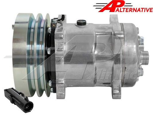 HD Aftermarket Sanden SD5H14HD 6 2 Groove Clutch Horizontal Tube ORing LATE serial number