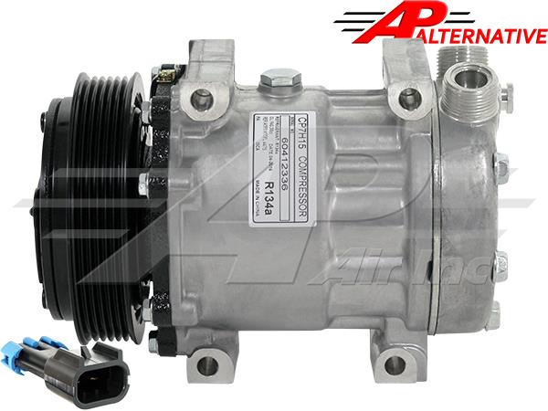AP Series Compressor SD7H15 - 125mm, 6 Groove Standard Clutch, 12V