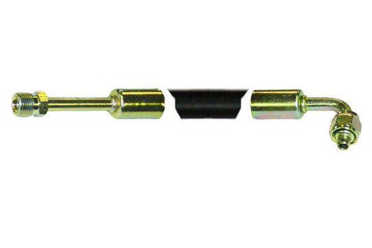 Condenser to Cab Hose - Condenser End Early Serial Number EARLY serial number