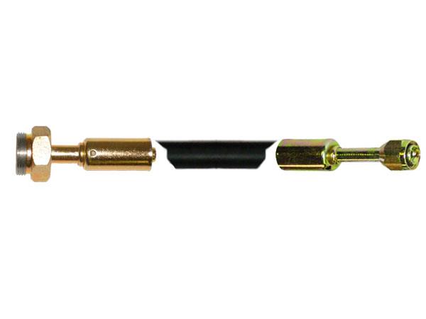 HS - Receiver Drier to Cab Hose - With Quick Coupler - Flare Early Serial Number EARLY serial number