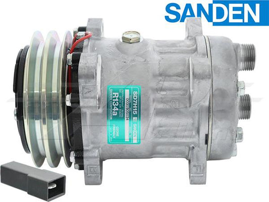 Original Sanden SD7H15 5 14 2 Groove Clutch Horizontal Tube ORing 12 Volt