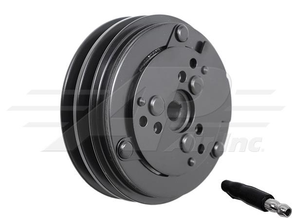 Sanden Clutch - 132mm, 2 Groove, 12V