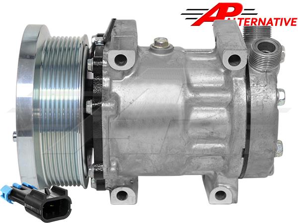 Alternative Compressor SD7H15 - 130mm, 8 Groove Clutch 12V