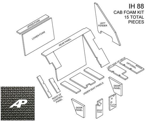 Series Cab Kit - Black Basketweave