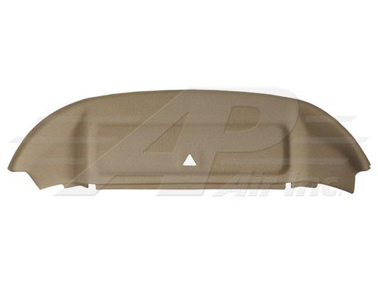 Front Vinyl Headliner, With Visor Indent - Sailcloth Tan LATE serial number