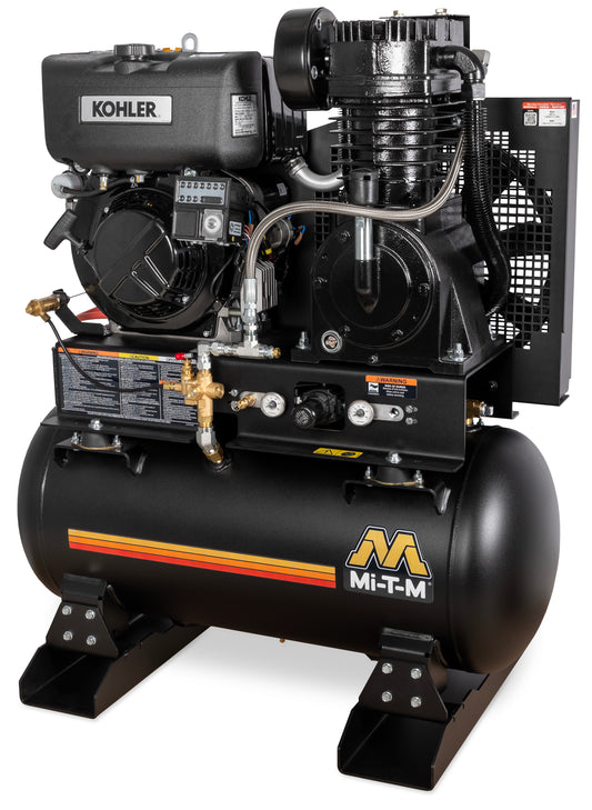 Mi-T-M ABS-9KD-30H 30 Gallon Two Stage Diesel Air Compressor
