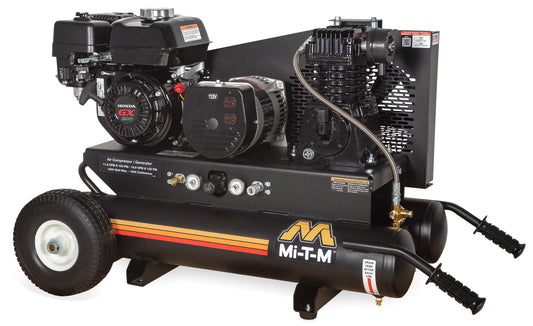 Mi-T-M AG1-PH65-08M1 90 125 PSI air compressor generator