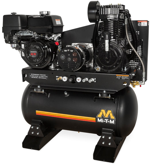 Mi-T-M AG2-SH13-30M 90 PSI air compressor generator