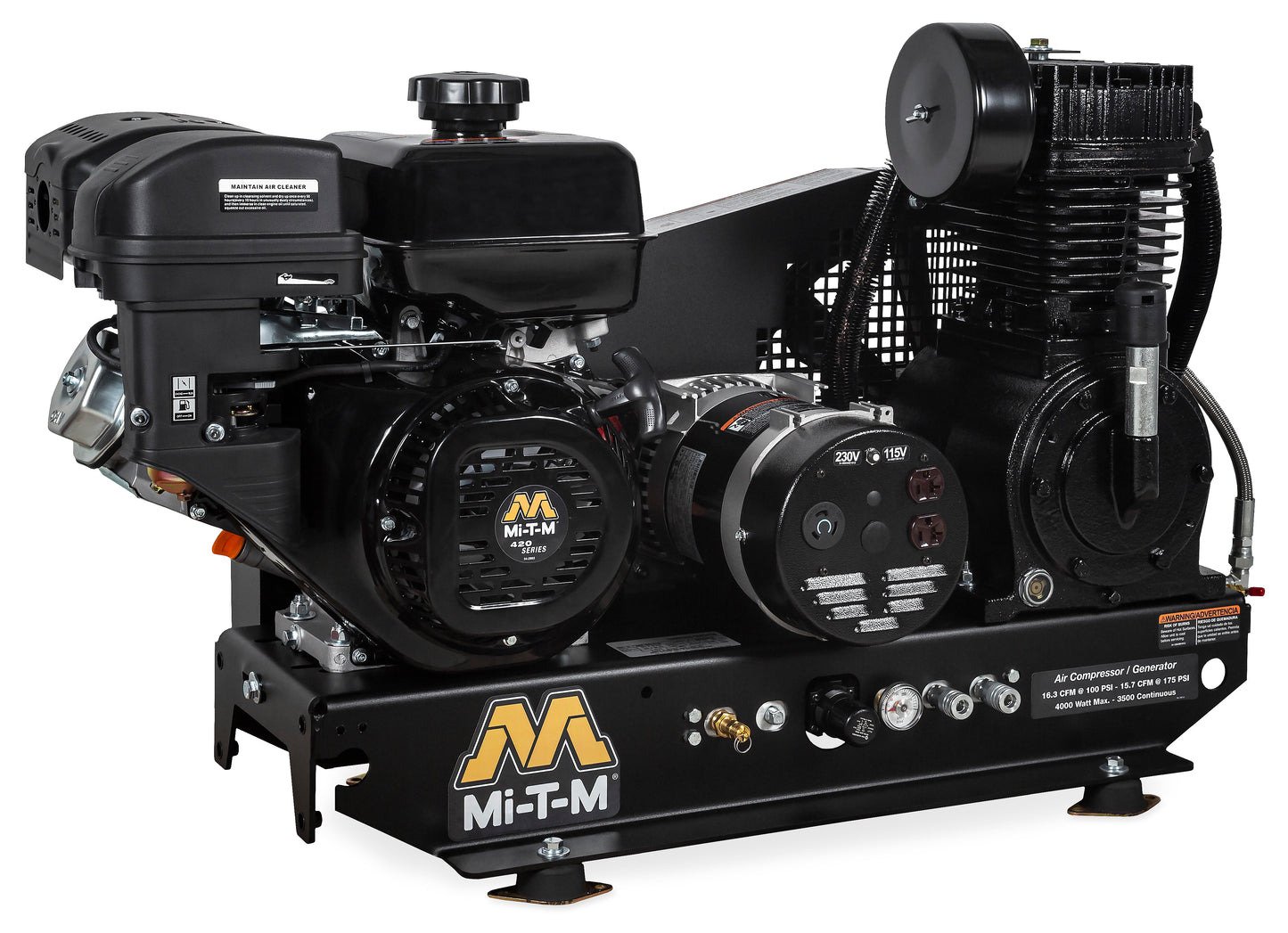 Mi-T-M AG2-SM14-B air compressor generator