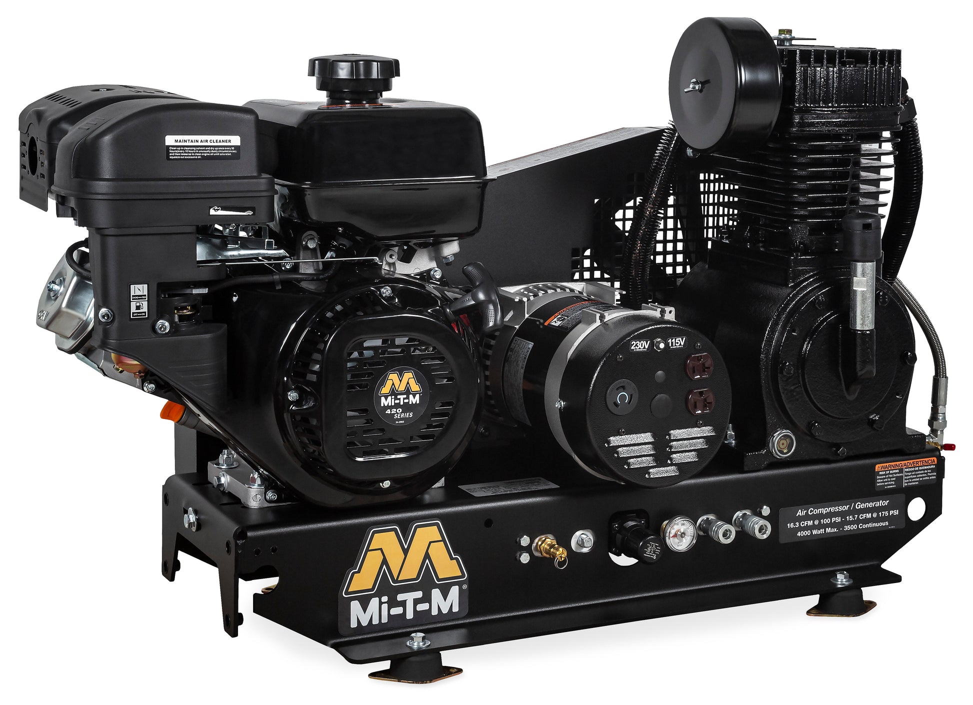 Mi-T-M AG2-SM14-B air compressor generator
