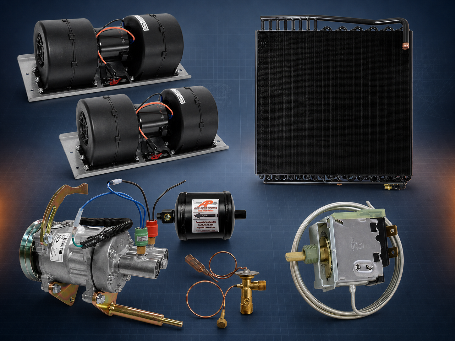 Actual agricultural air-conditioning components
